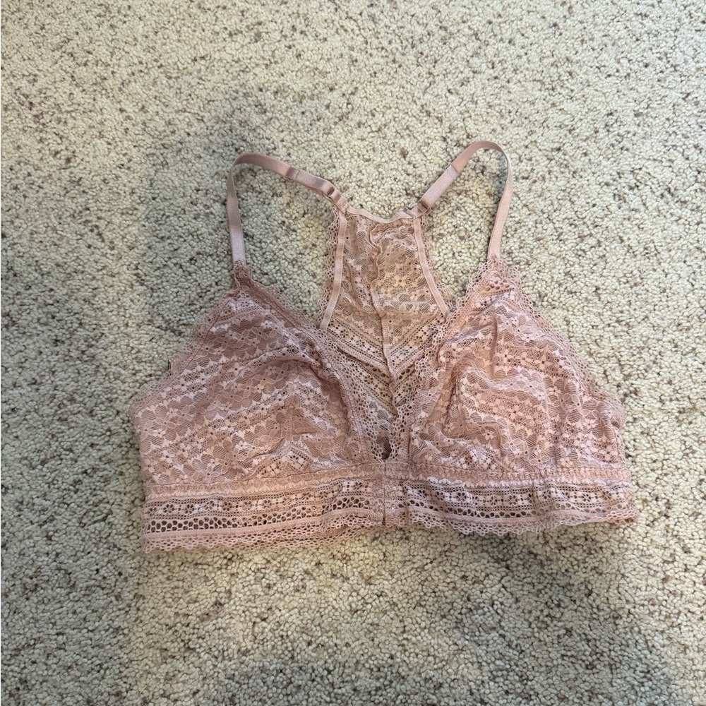 Victoria's Secret Dusty Pink Lace Bralette